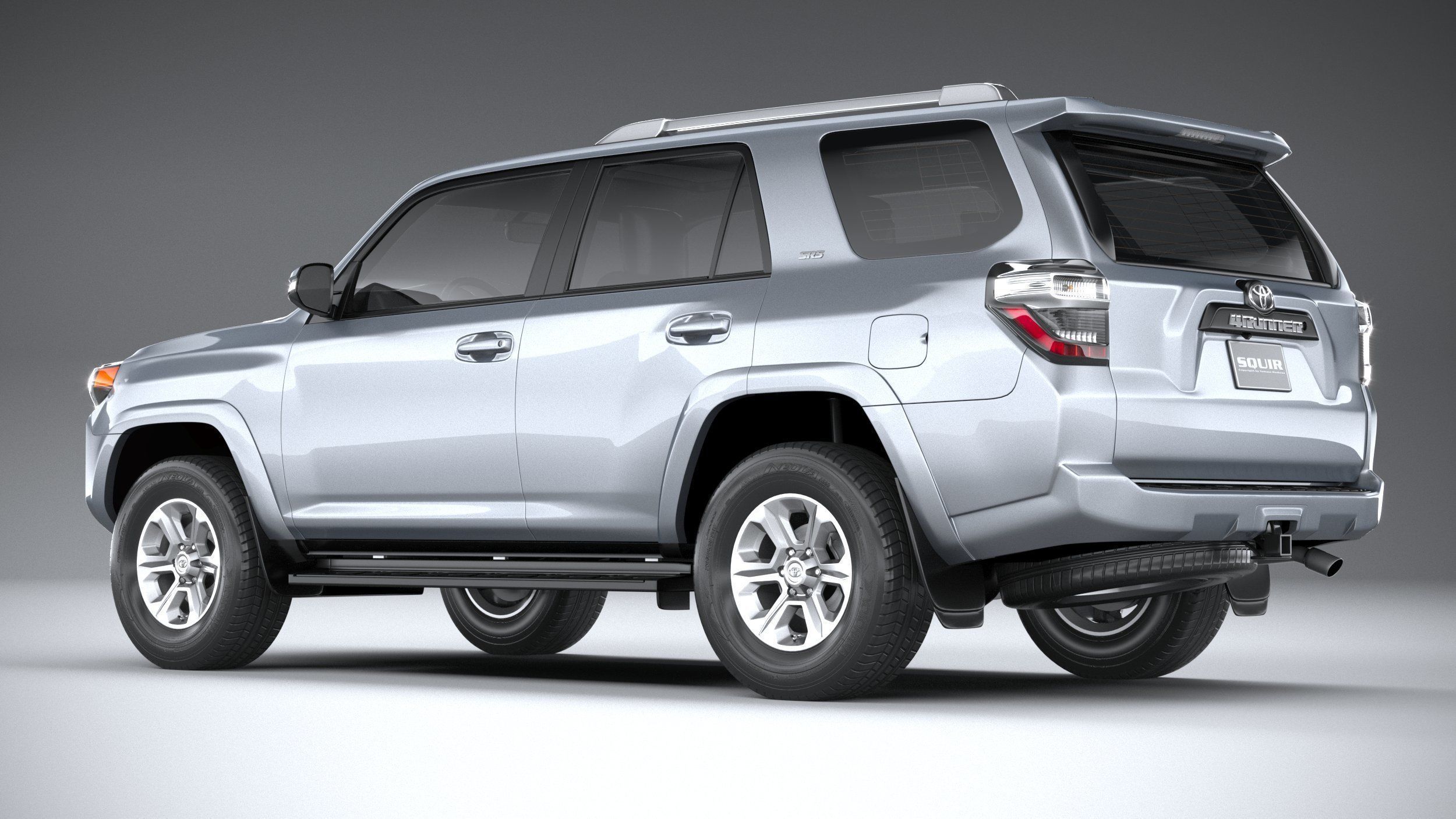 Toyota 4Runner Base 2020 3D model_5