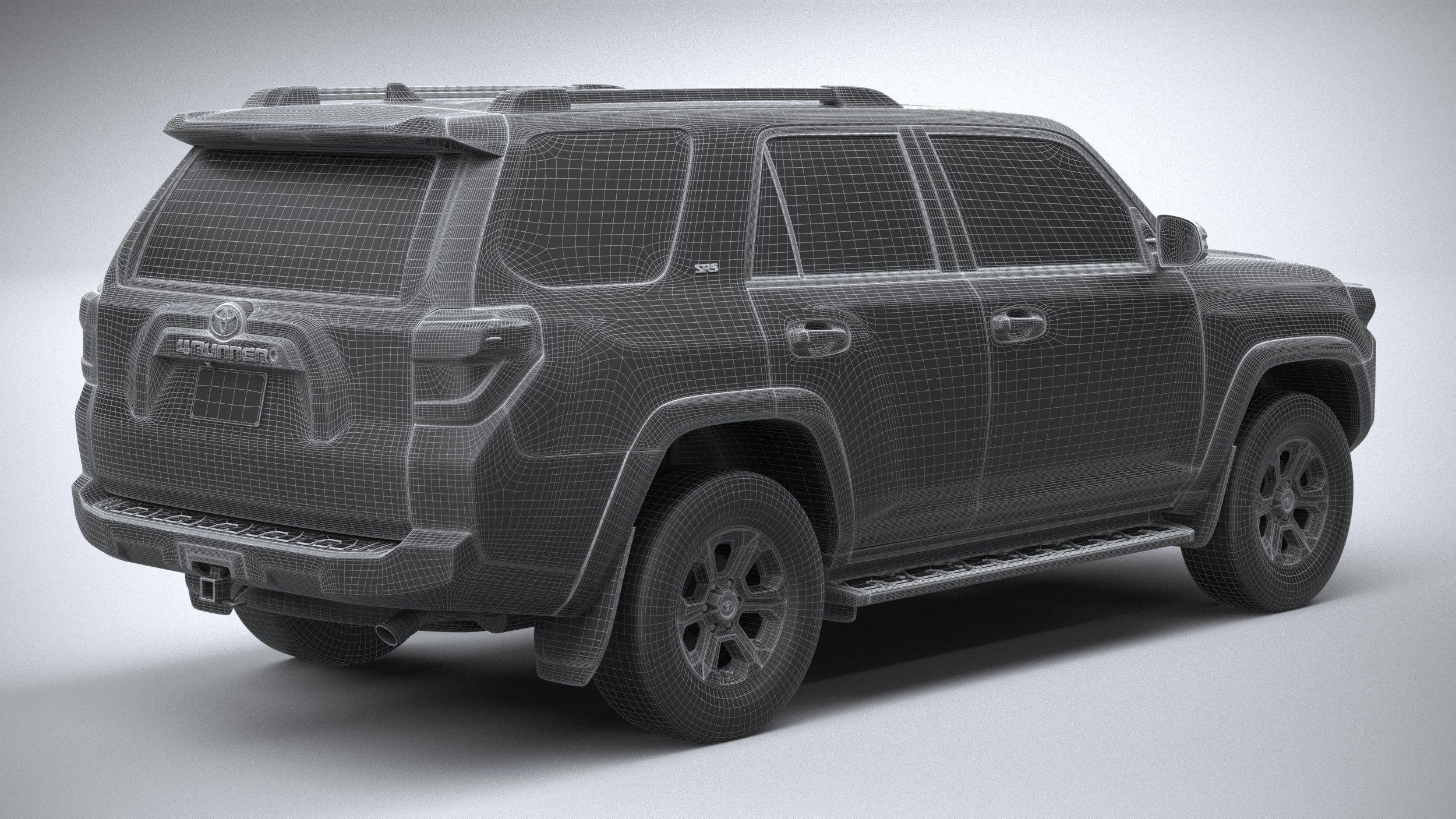 Toyota 4Runner Base 2020 3D model_27