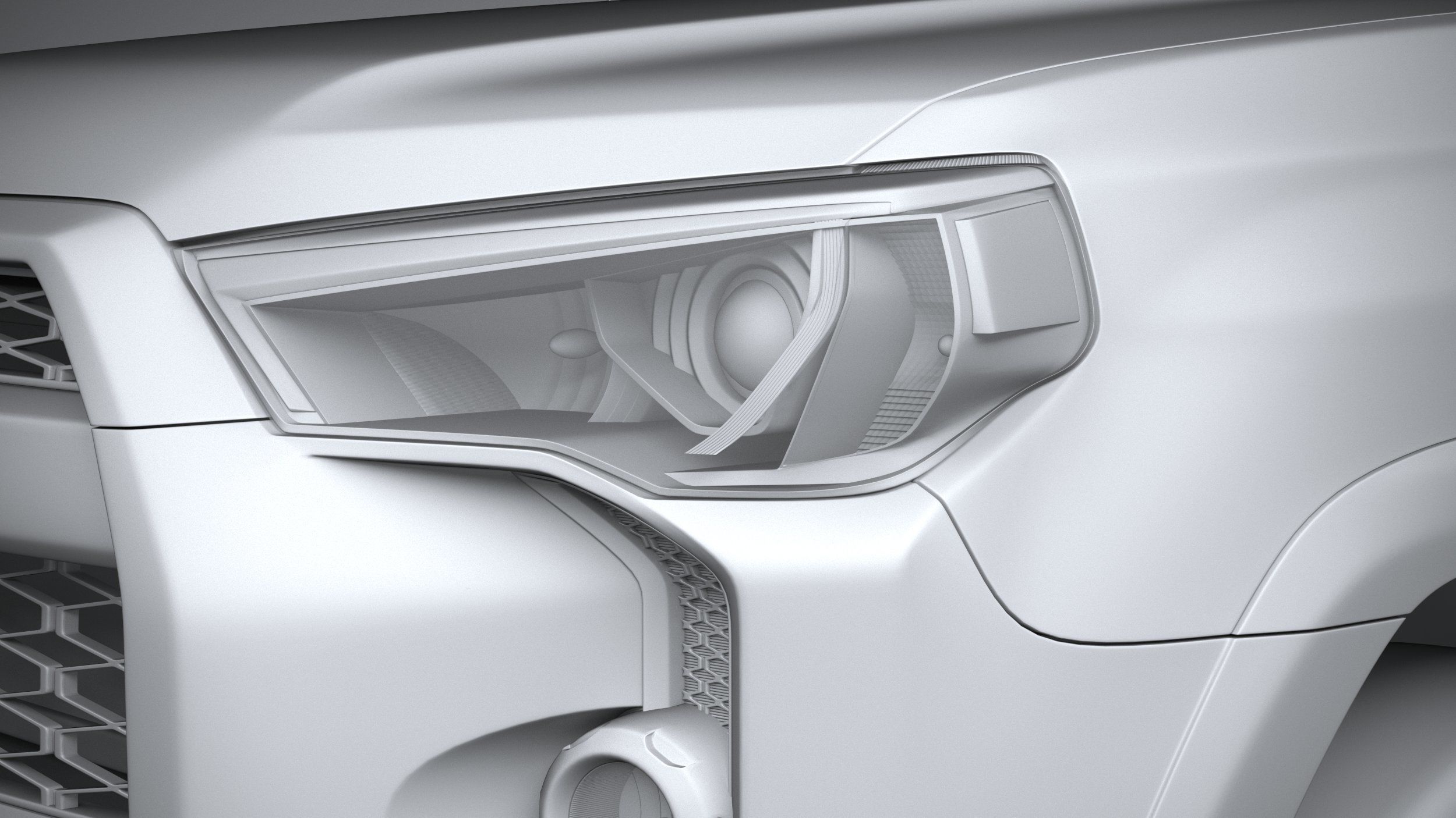 Toyota 4Runner Base 2020 3D model_23