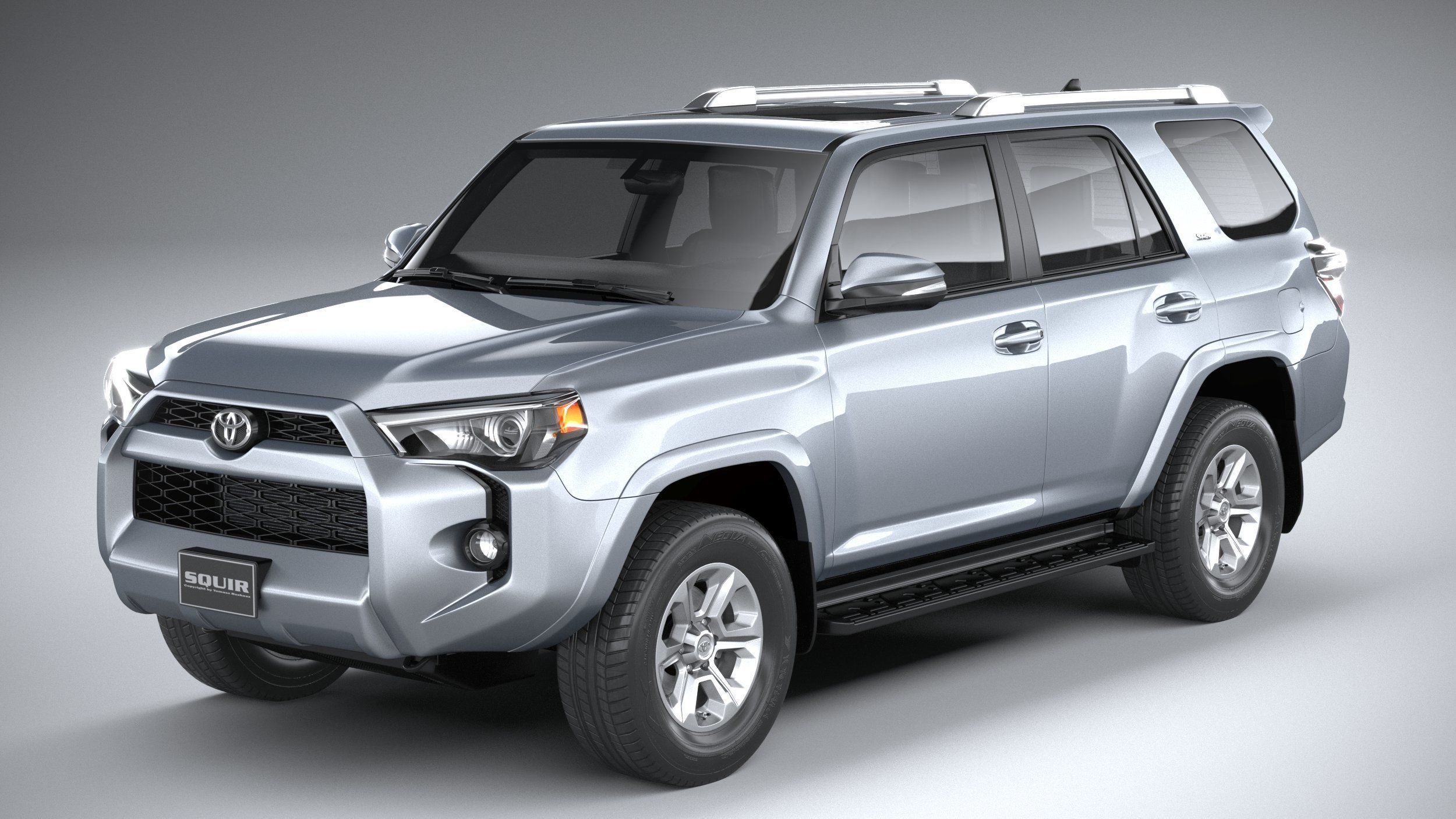 Toyota 4Runner Base 2020 3D model_1