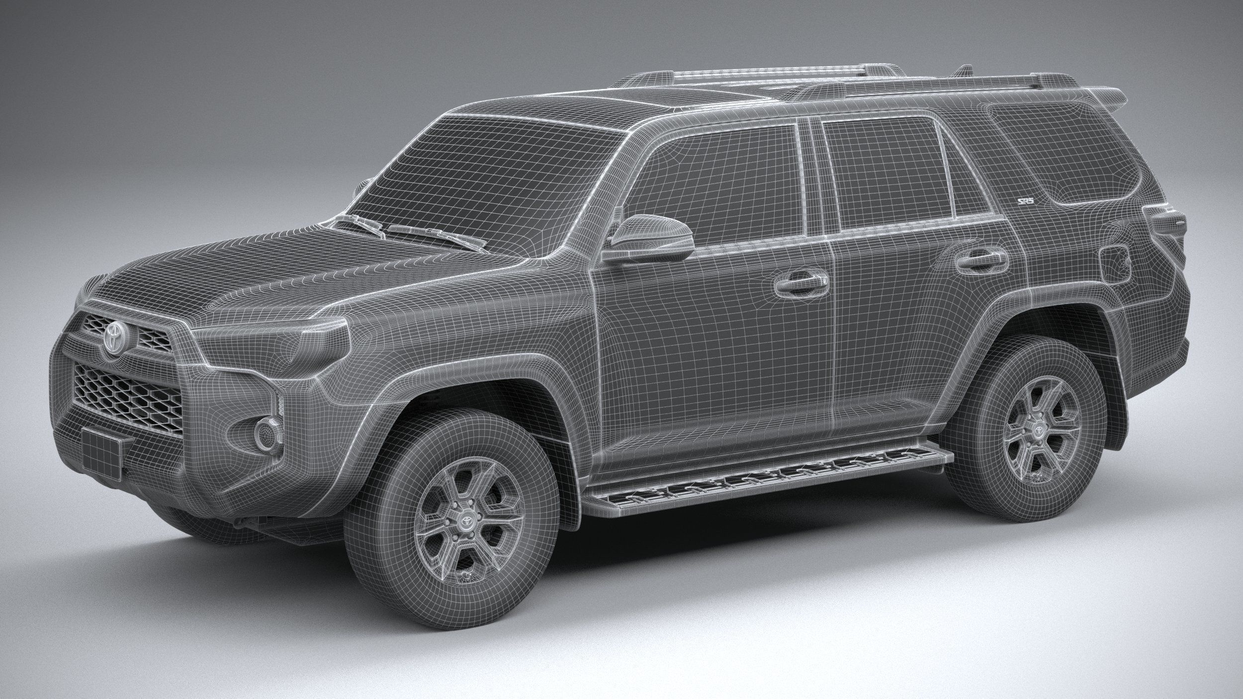 Toyota 4Runner Base 2020 3D model_26
