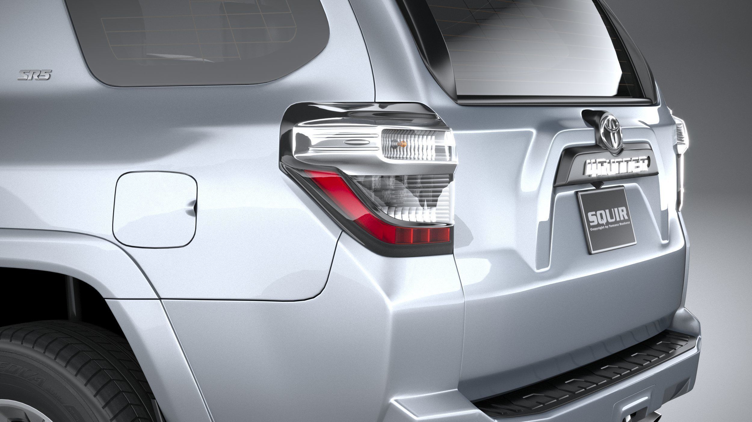 Toyota 4Runner Base 2020 3D model_6