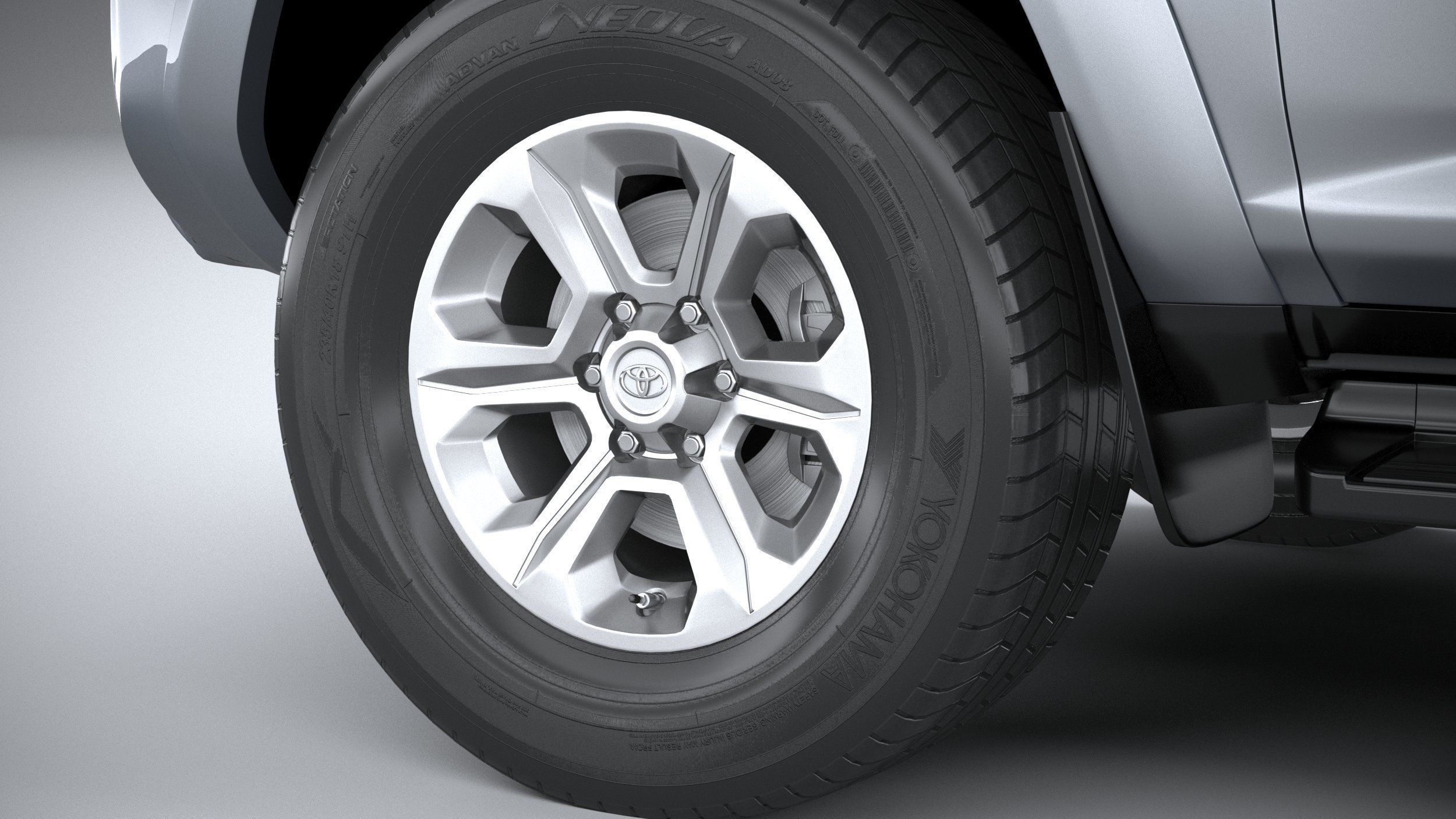 Toyota 4Runner Base 2020 3D model_16