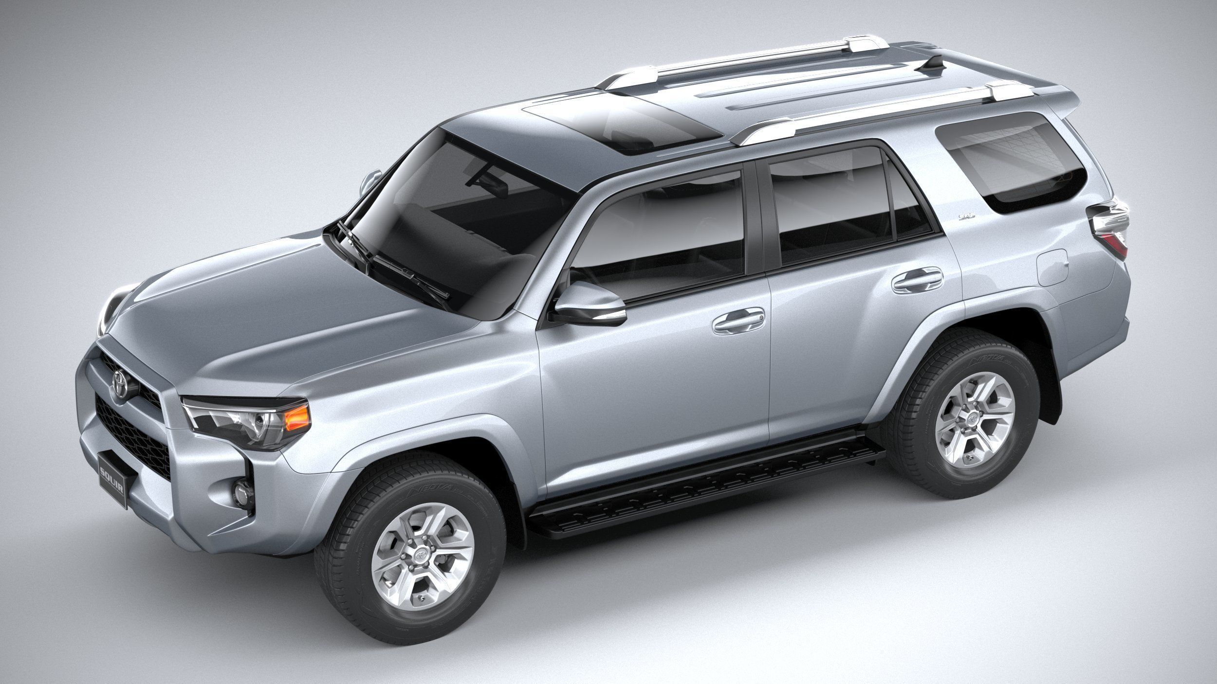 Toyota 4Runner Base 2020 3D model_7
