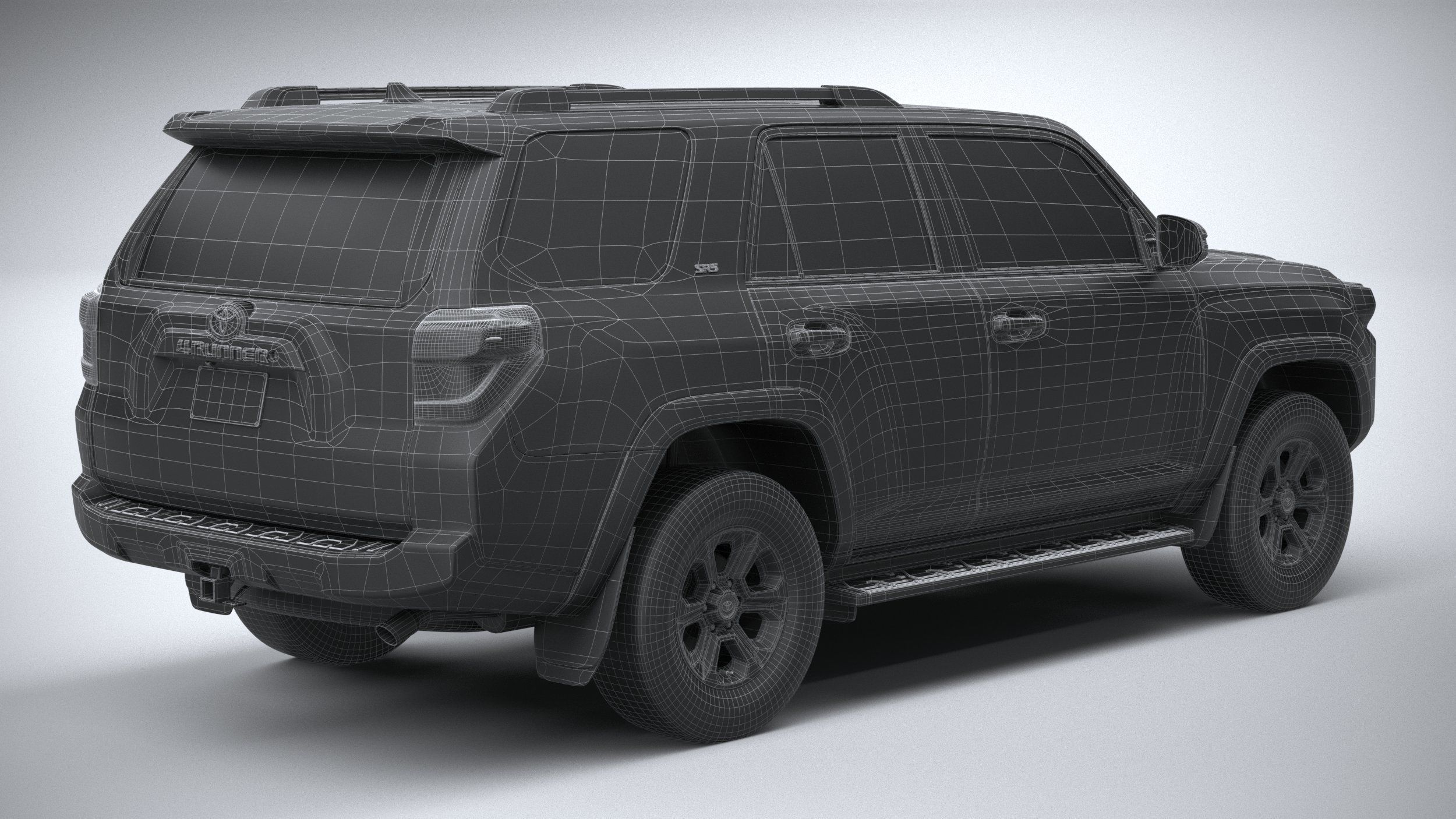 Toyota 4Runner Base 2020 3D model_29