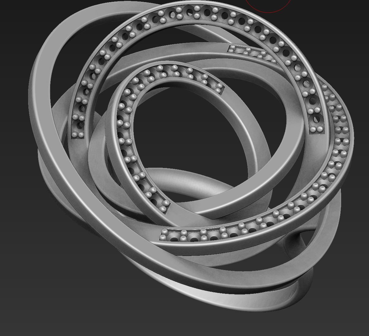 Orbit Ring 3D print model_6