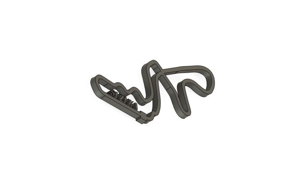 24 x Formula One Grand Prix Racing Tracks 2025 3D print model_42