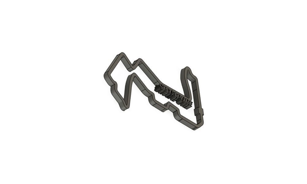 24 x Formula One Grand Prix Racing Tracks 2025 3D print model_36