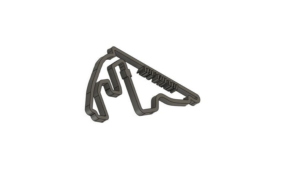 24 x Formula One Grand Prix Racing Tracks 2025 3D print model_6