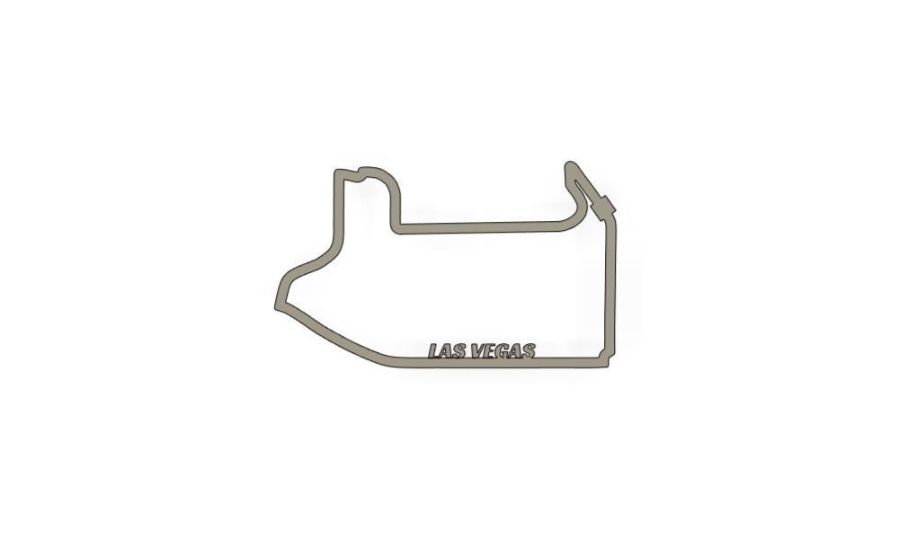 24 x Formula One Grand Prix Racing Tracks 2025 3D print model_45