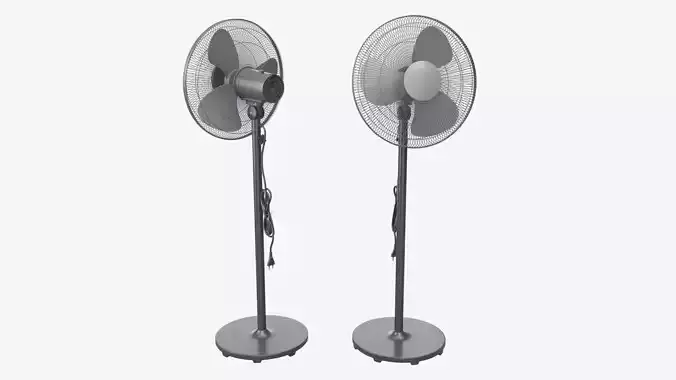 Floor Fan Gray