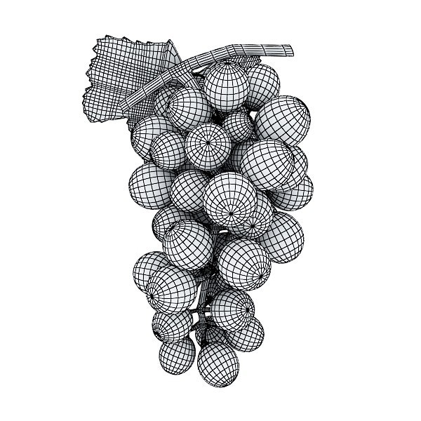 Fruit in Bowls Collection 3D model_25