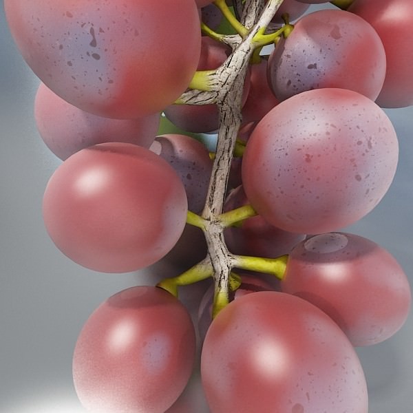 Fruit in Bowls Collection 3D model_36