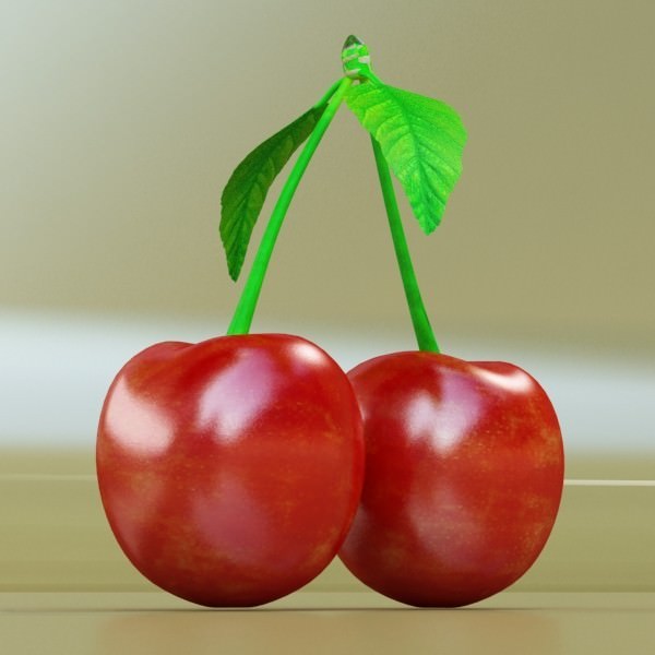 Fruit in Bowls Collection 3D model_45