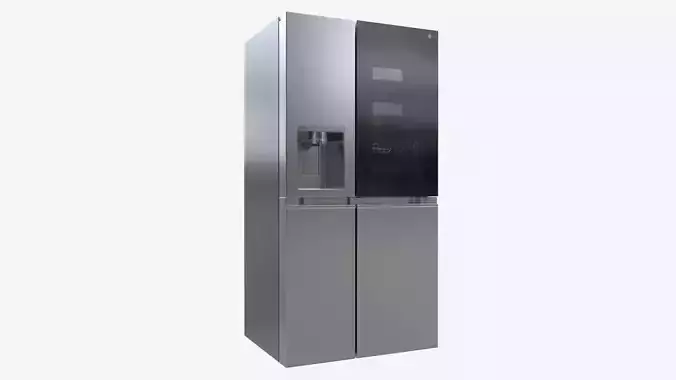 Fridge-freezer LG GSXV90BSAE 3D model