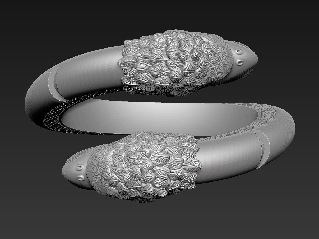 ring eagle 3D print model_2