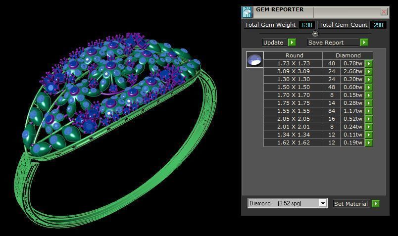 Bracelet 3D print model_4