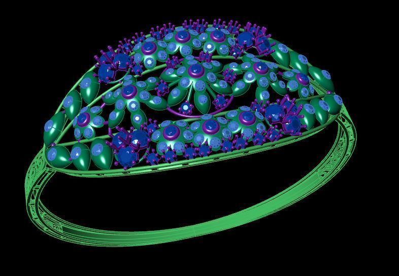 Bracelet 3D print model_2