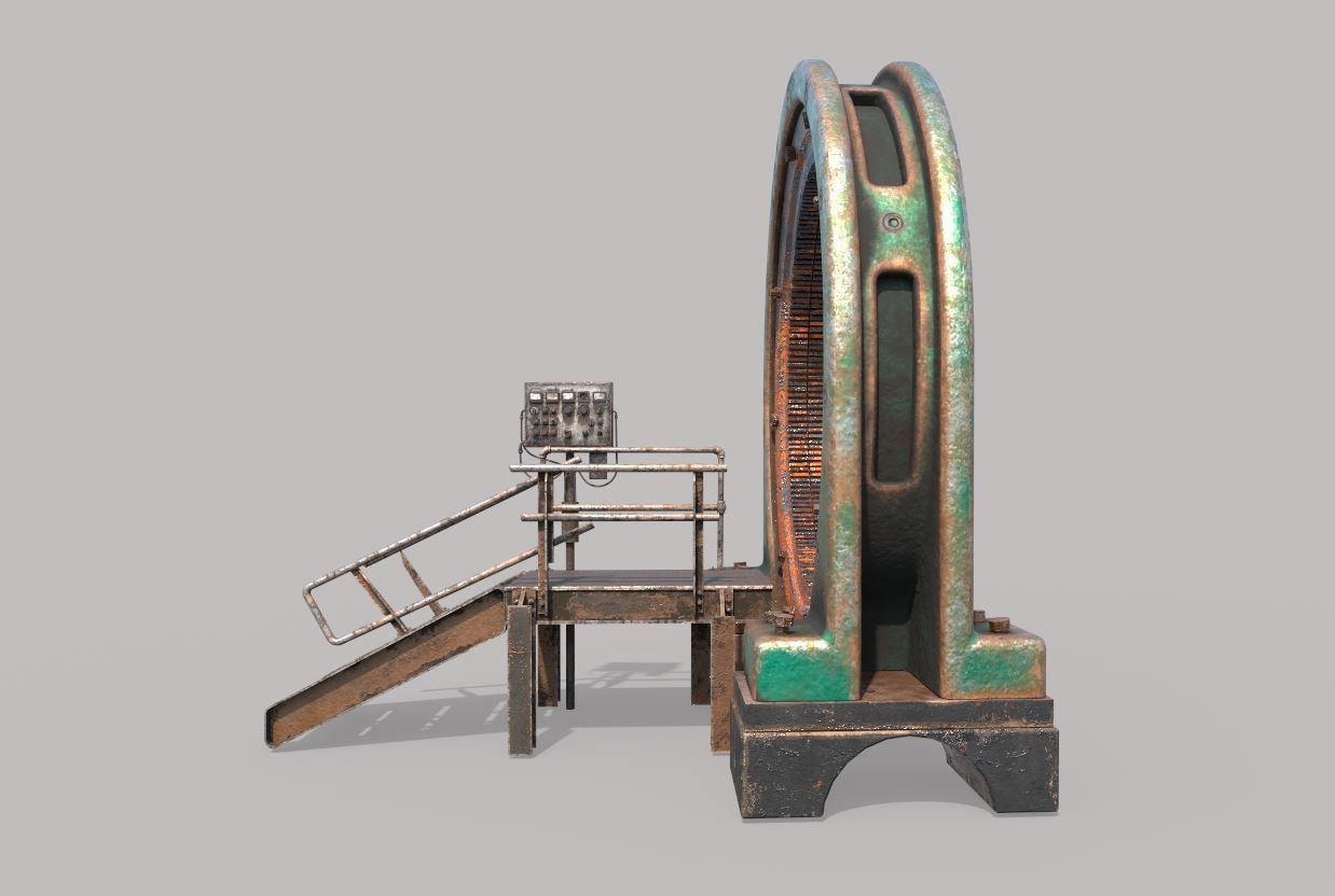 Old Portal 3D model_7