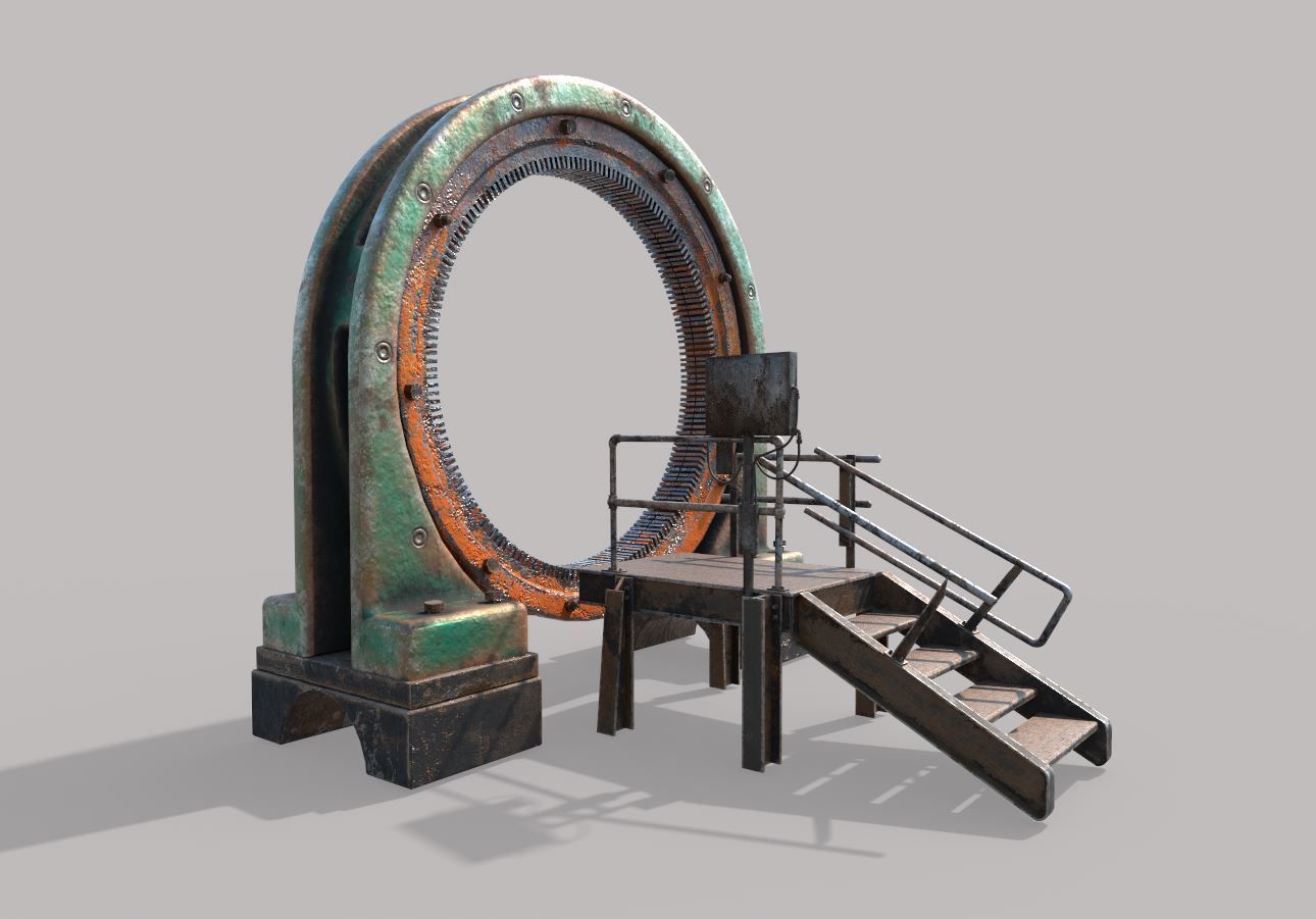 Old Portal 3D model_4