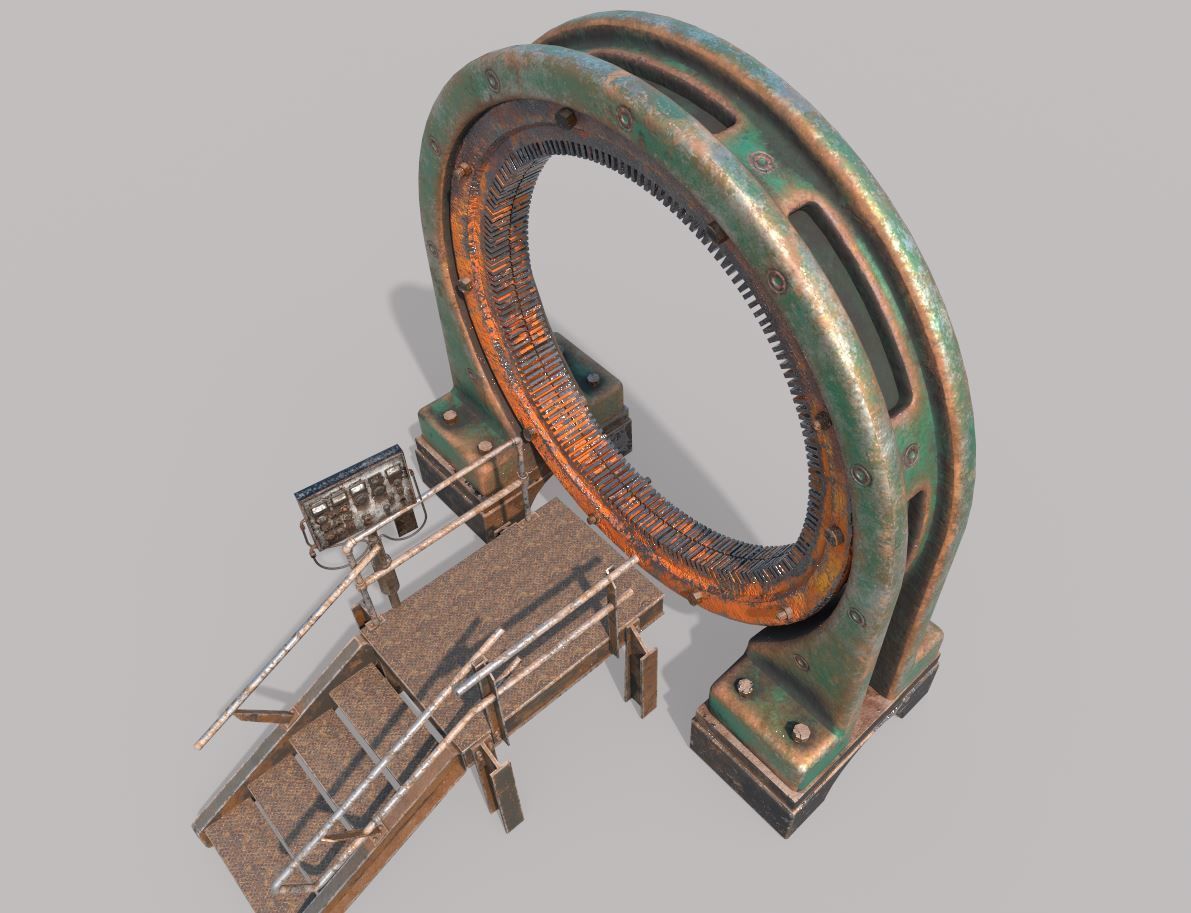 Old Portal 3D model_5