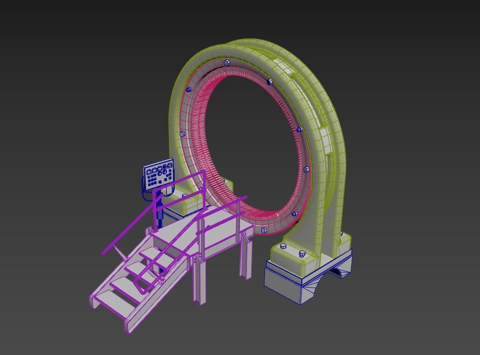 Old Portal 3D model_8