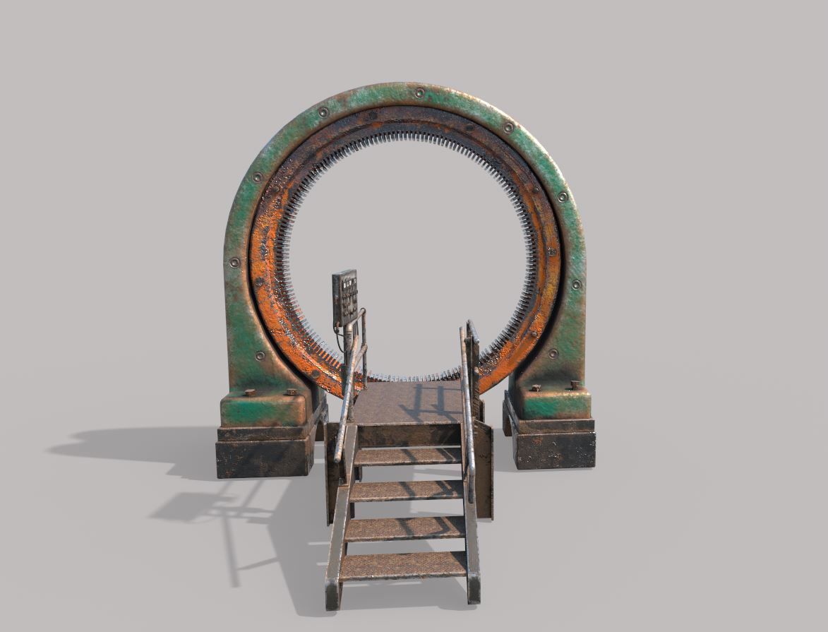Old Portal 3D model_3