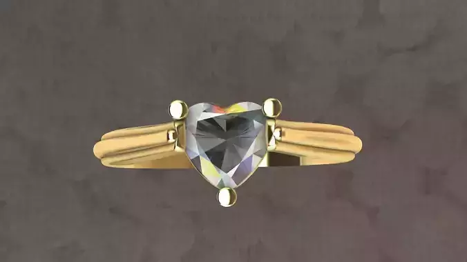 heart cathedral ring stl verified
