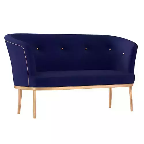Neoclassical Lisboa 2-Seat Sofa