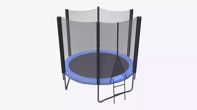 Outdoor Trampoline with Safety Net