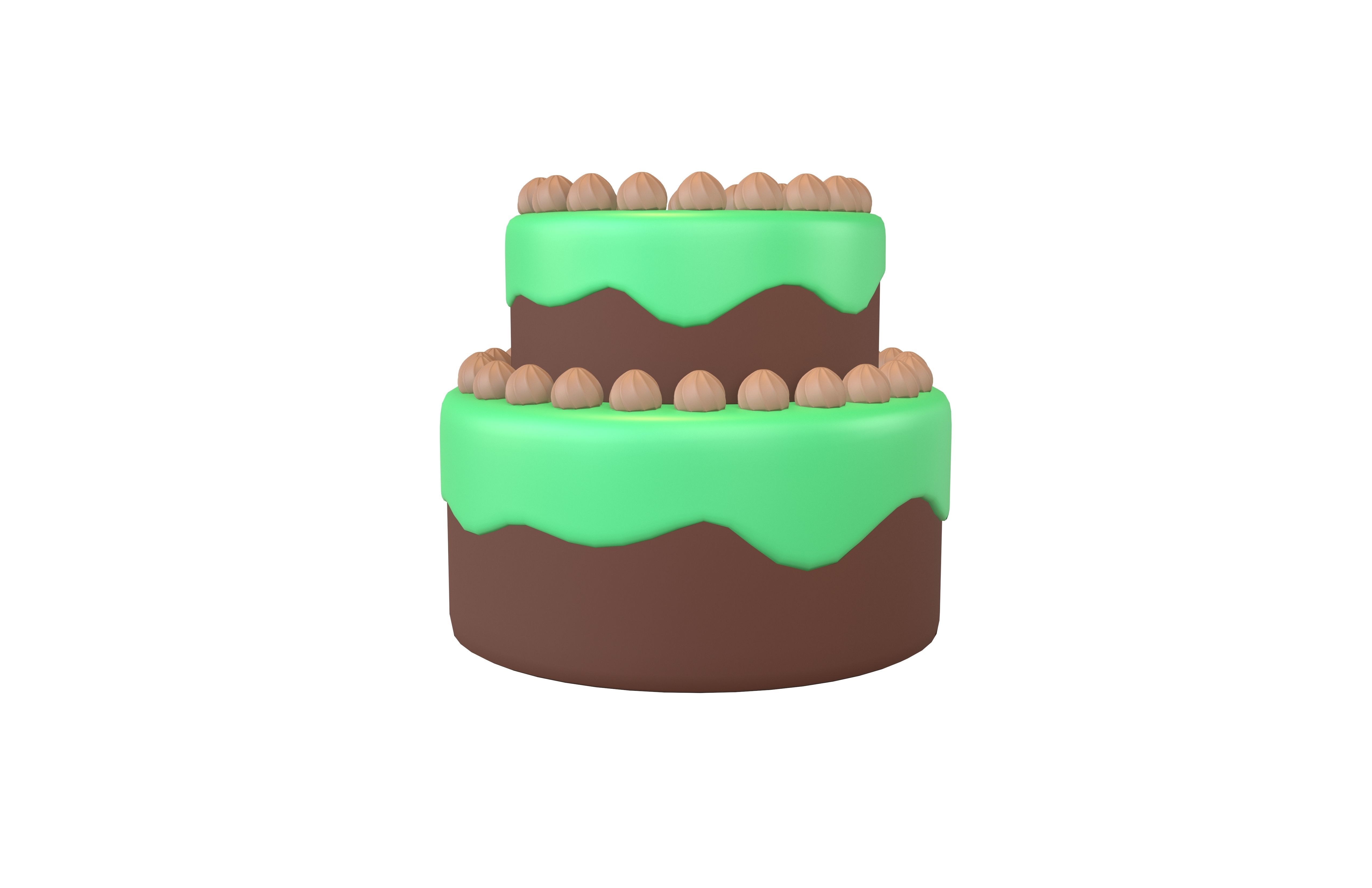 Cake v2 014 3D model_1