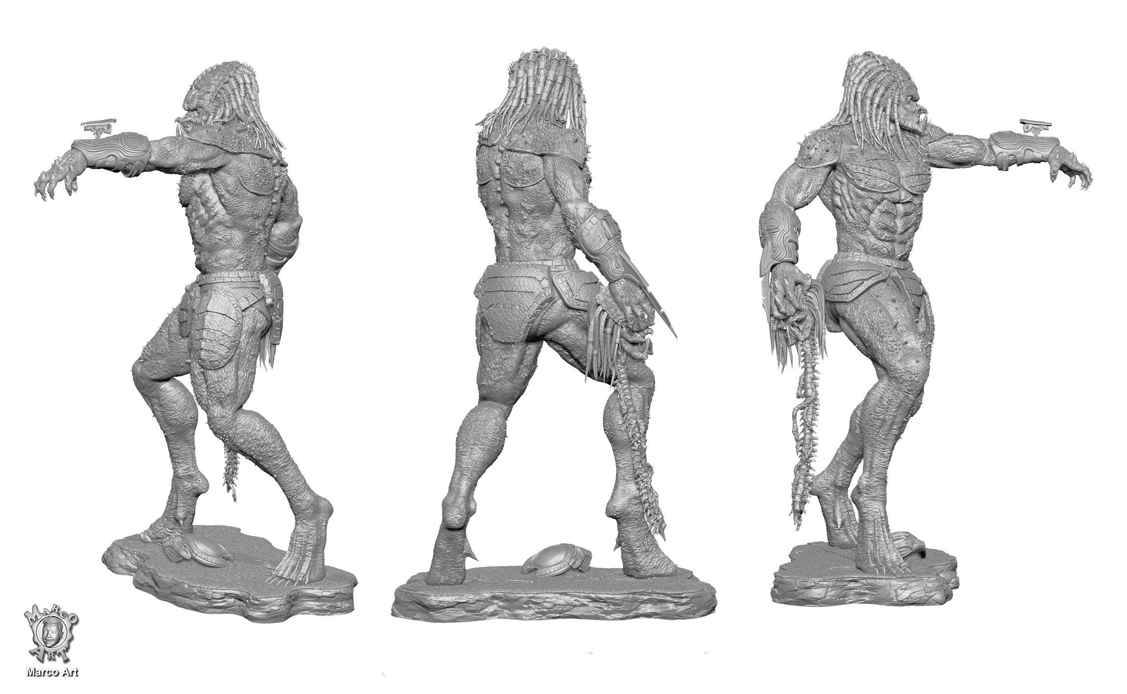 Upgrade Predator 3D stl file 3D print model_1