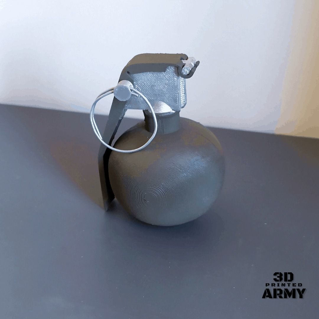 GRENADE US M-67 - STL files - 3D printing  3D print model_9