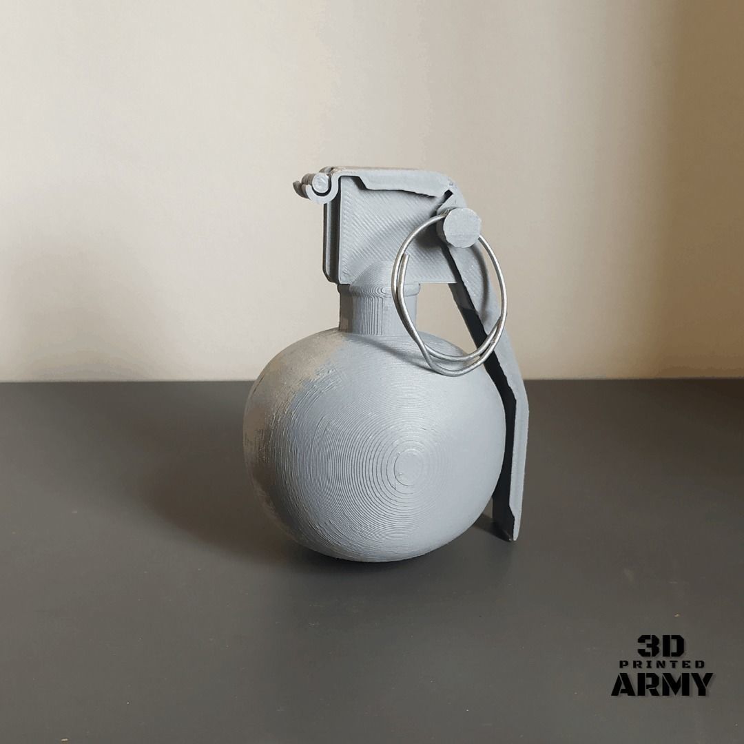 GRENADE US M-67 - STL files - 3D printing  3D print model_3