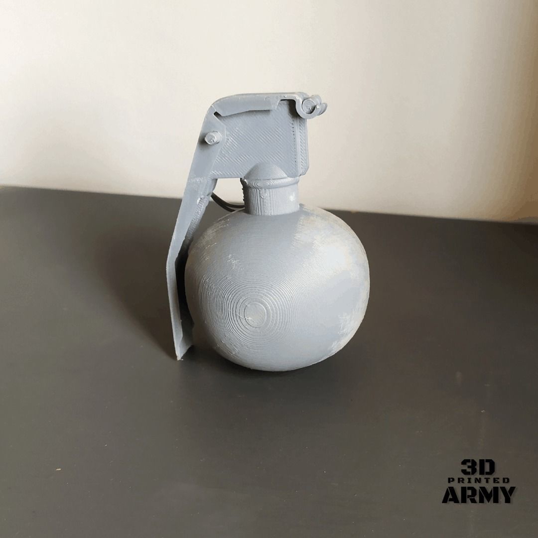 GRENADE US M-67 - STL files - 3D printing  3D print model_6