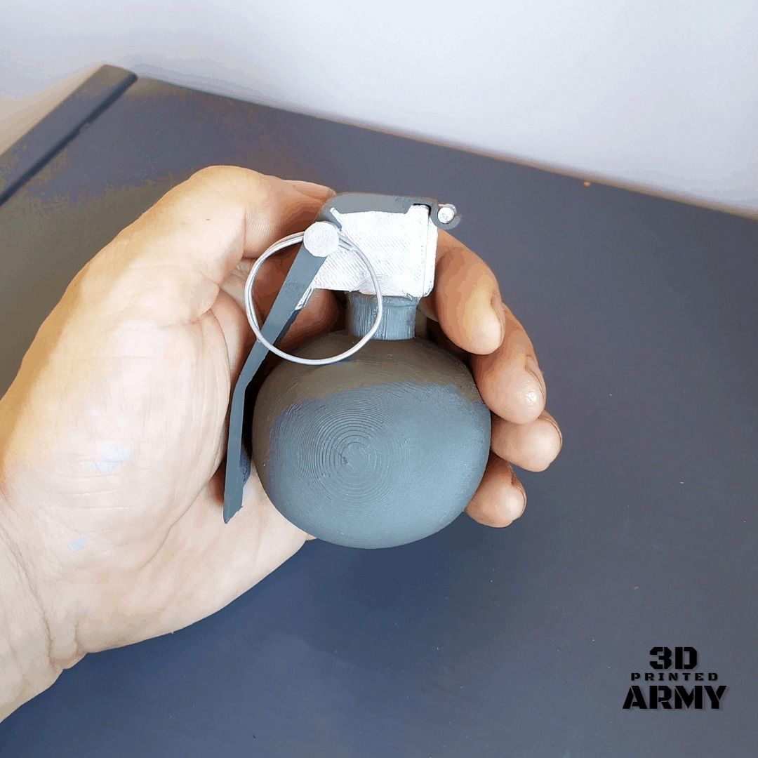 GRENADE US M-67 - STL files - 3D printing  3D print model_8
