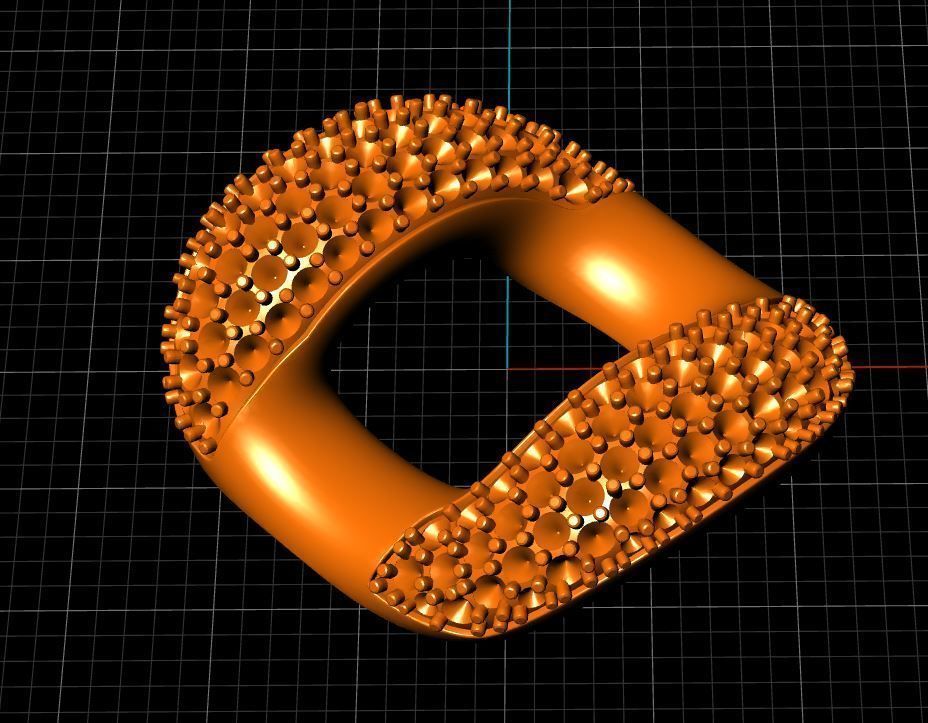 Cuban link 3D model_5