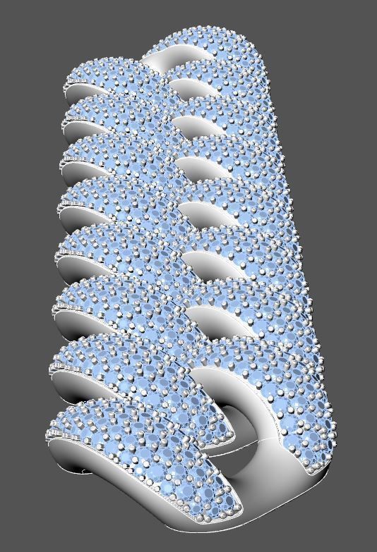 Cuban link 3D model_3