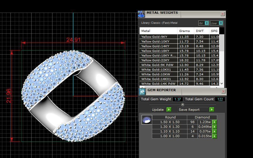 Cuban link 3D model_4