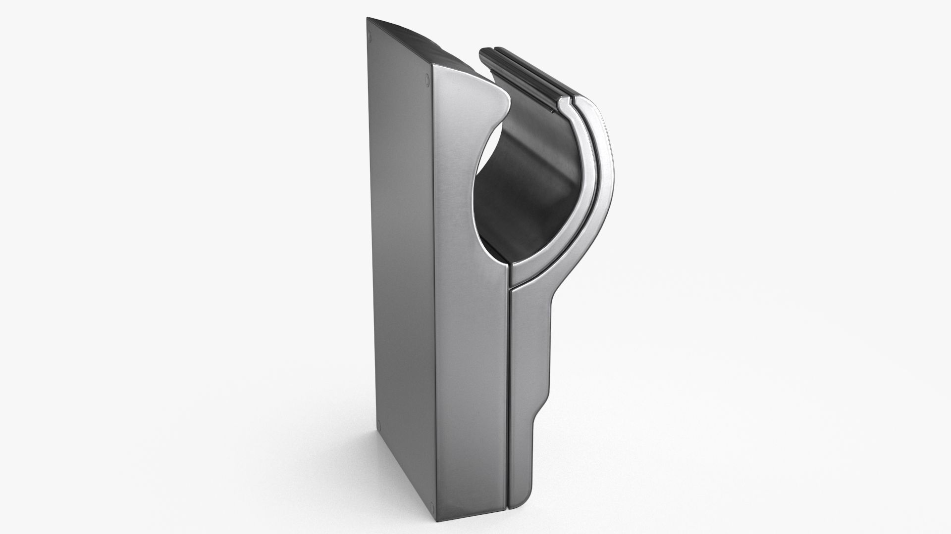 Hand Dryer Low-poly 3D model_8