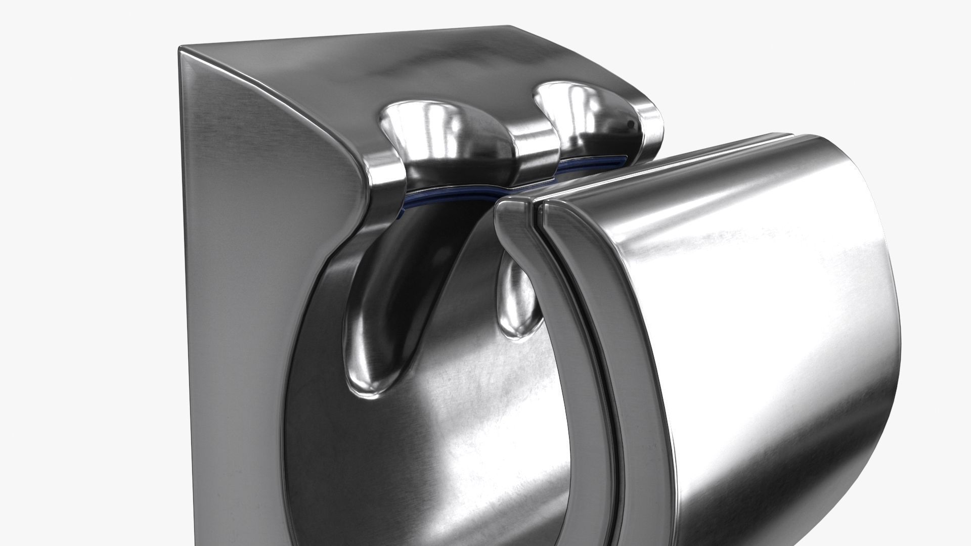 Hand Dryer Low-poly 3D model_11