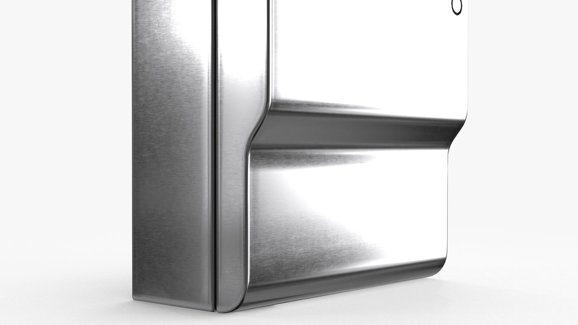 Hand Dryer Low-poly 3D model_13