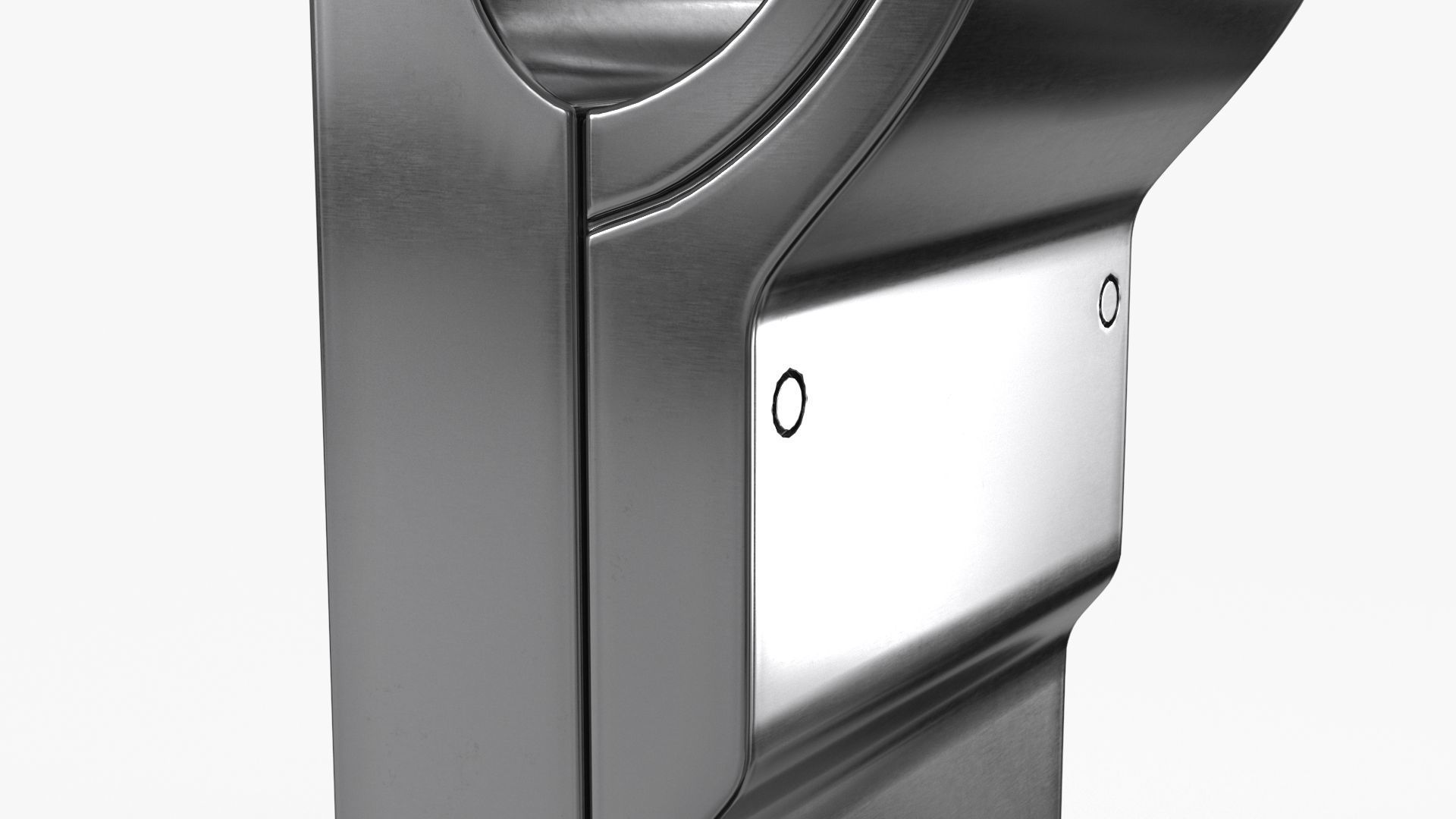 Hand Dryer Low-poly 3D model_12