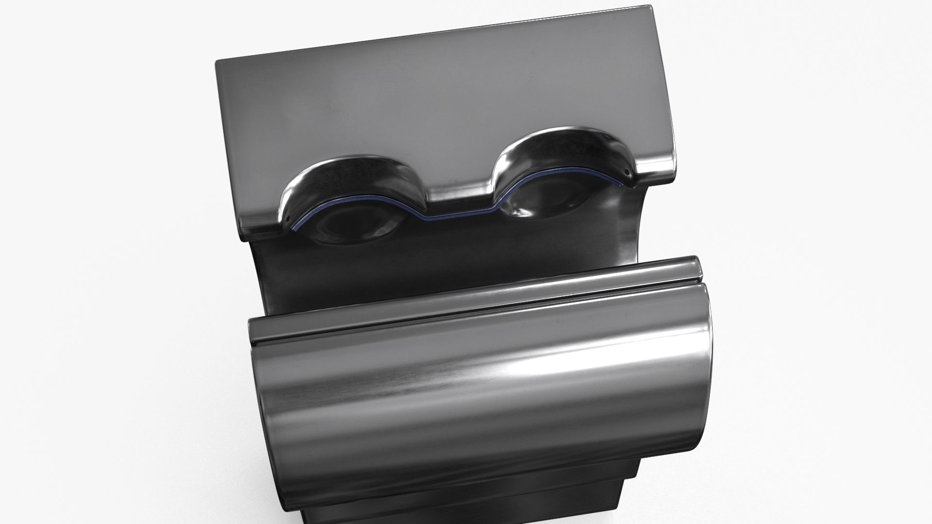 Hand Dryer Low-poly 3D model_10