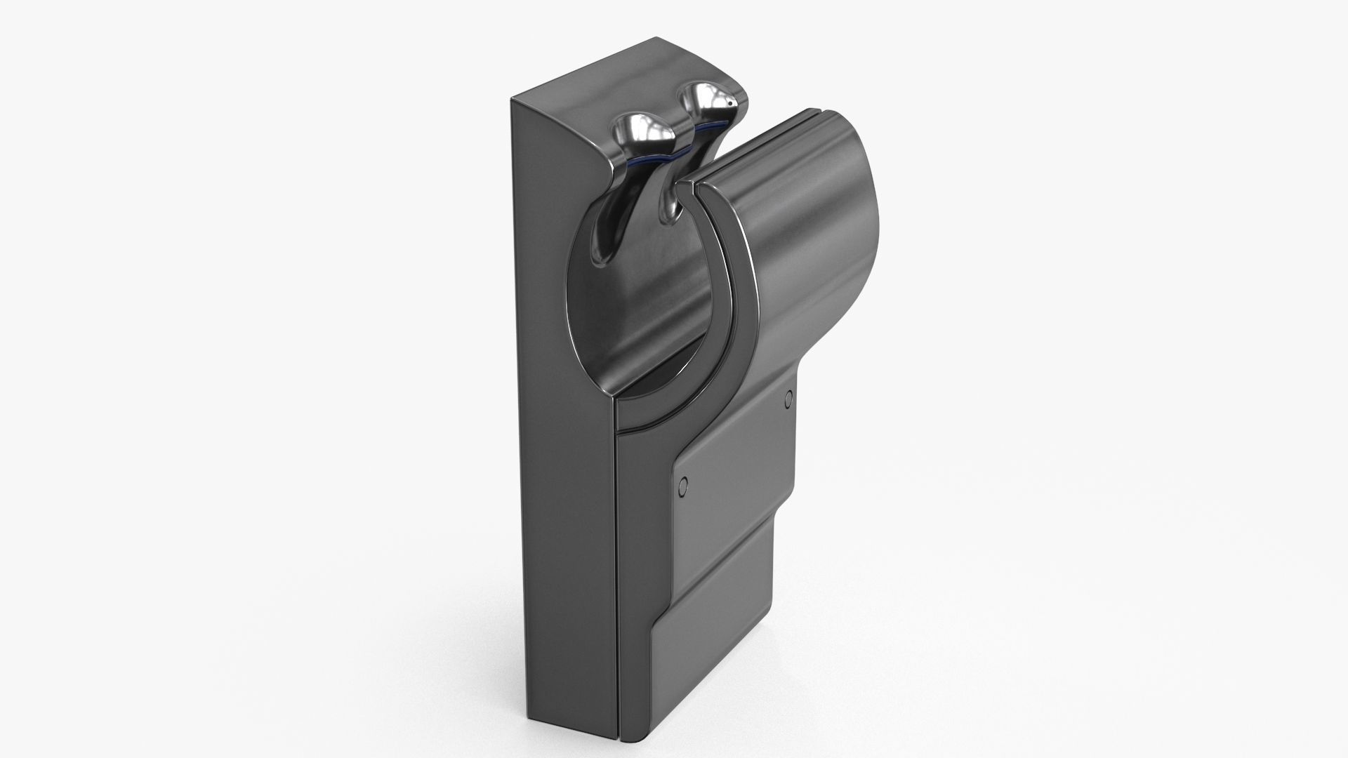 Hand Dryer Low-poly 3D model_9