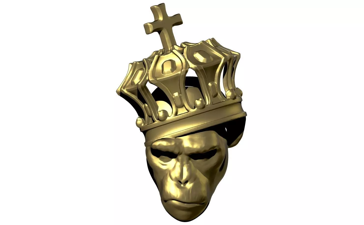 High detailed pendant Last King 3D print model