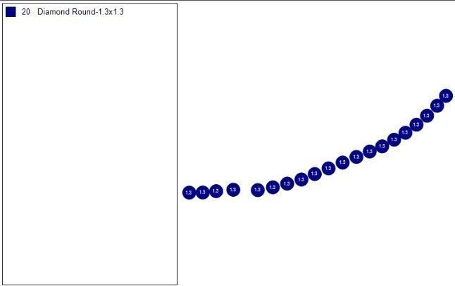 Fashion Diamond Ring 3D print model 3D print model_5