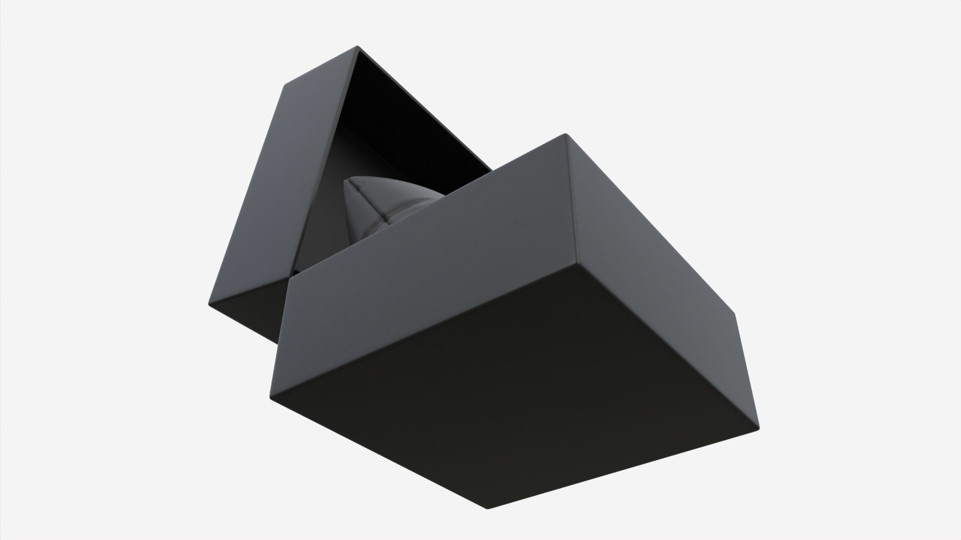 Wristwatch with Steel Bracelet in box 01 3D model_9