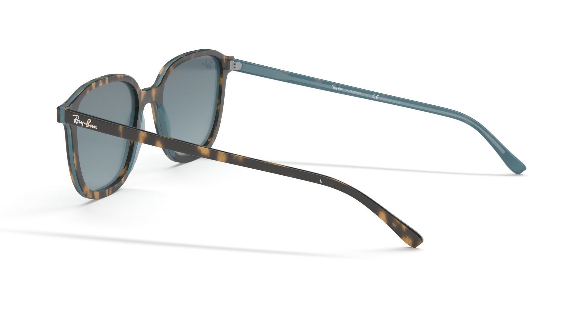 Ray Ban Leonard Non-polarized Tortoise Blue Gradient Sunglass 3D model_25