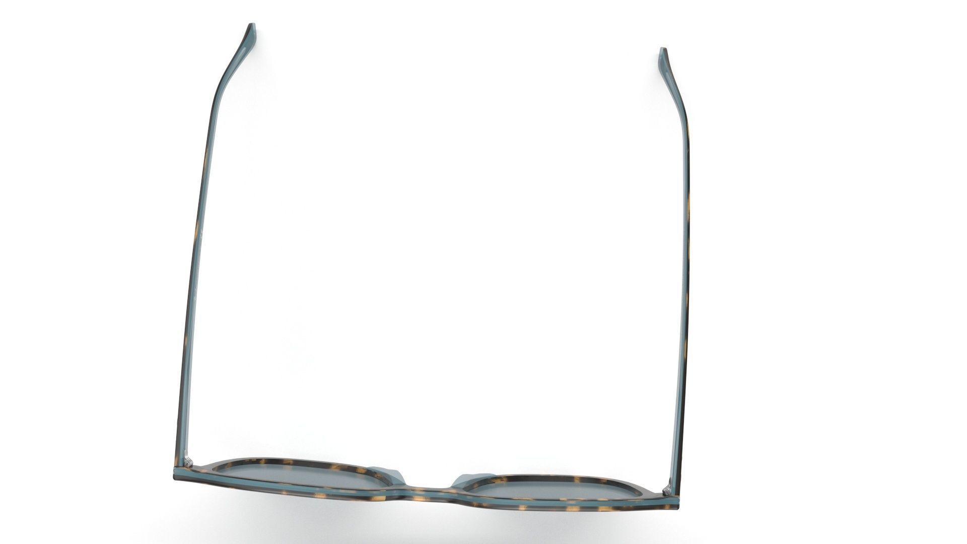 Ray Ban Leonard Non-polarized Tortoise Blue Gradient Sunglass 3D model_10